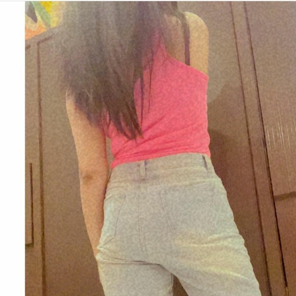 Pink neon t back tee - Picture 2 of 2